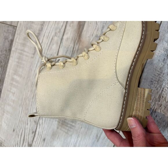 Universal Thread Cream Parker Combat Boots Size 7 1/2 - Picture 12 of 13